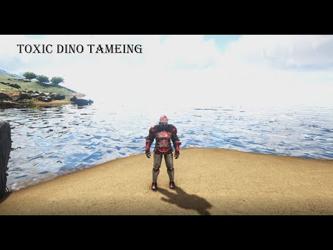 Ark How To Tame any Toxic Dino Primal Fear