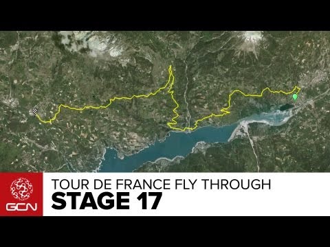 Tour De France Stage 17 Fly Through