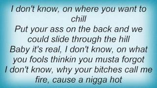 Sticky Fingaz - I Don&#39;t Know Lyrics