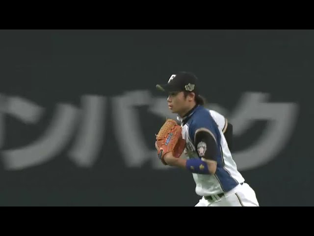 【3回表】ファイターズ・中島卓 さすがの守備でチームをもり立てる!! 2016/8/20 F-H