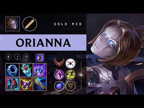 Orianna Mid vs Azir - KR Grandmaster Patch 26.03