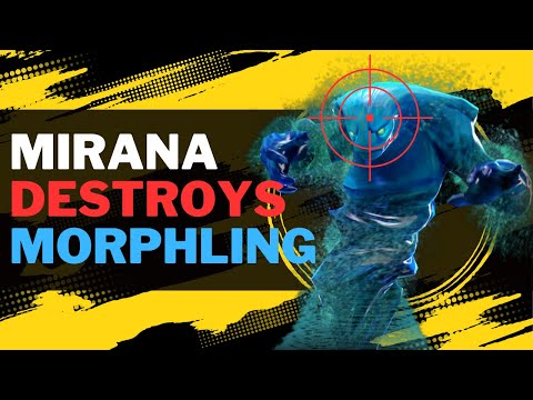Mirana Arrow completely DESTROYS this Morphling