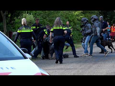 Politie & DSI houden man aan welke vakantiewoning vol gas zet Robbenoort Lauwersoog