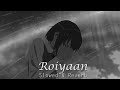 Roiyaan Farhan Saeed Slowed and reverb Official Music Video #roiyaanfarhansaeed