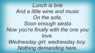 Leonardo&#39;s Bride - Wednesday Lyrics