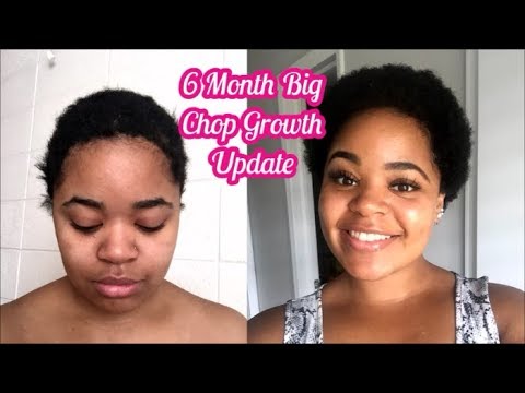 6 Month Hair Growth Update Post Big Chop 4c Hair Big Chop