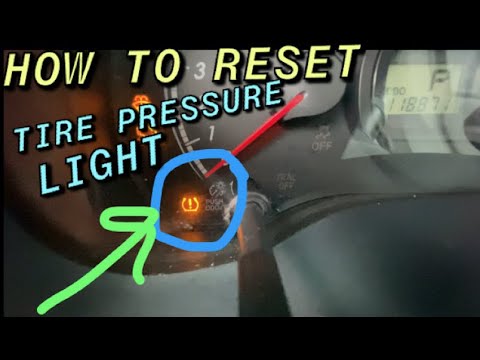 HOW TO RESET TIRE PRESSURE LIGHT ON A 2011 - 2018 TOYOTA SIENNA