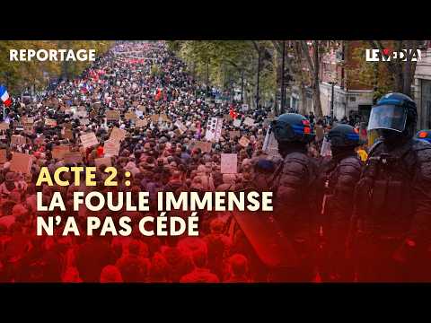 24 OCTOBRE : UNE FOULE IMMENSE FACE AUX FORCES DU DÉSORDRE