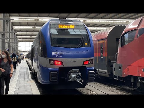 Mitfahrt im Meridian (BRB) von Grafing nach München Hbf mit max. 160 km/h