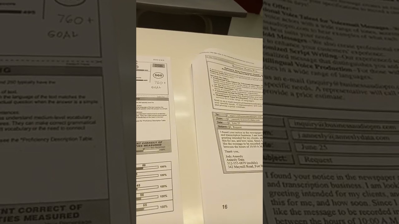 760+ score target for TOEIC