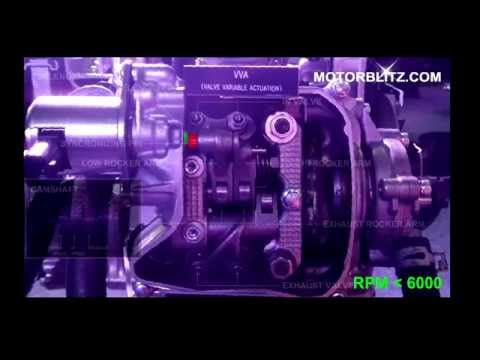 Detail VVA Variable Valve Actuation Yamaha NMAX 150 Blue Core