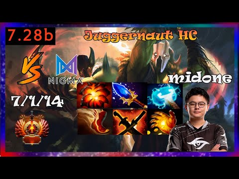 midone juggernaut hc vs nigma | Team Secret vs Nigma | Full Gameplay 7.28b | Dota 2 Pro Replays