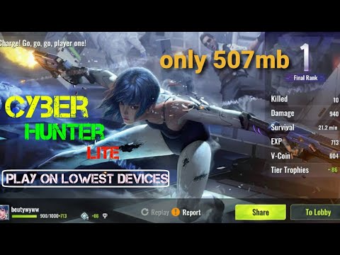 How to how to download cyber hunter game highly compressed 500 MB