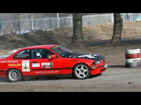 Szombierki Rally Cup 2018 - 1 Runda - B.Krzyżowski / K.Kochut - BMW E36