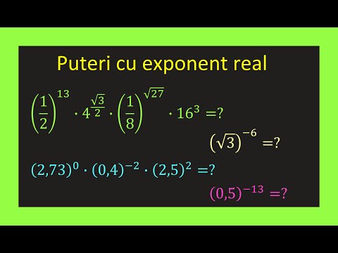 Puteri si radicali proprietati formule exercitii clasa a 10 a Pregatire Bac(Invata Matematica Usor)