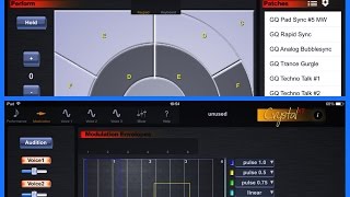 Video thumbnail for Crystal Synth XT Demo for iPad by The Sound Test Room