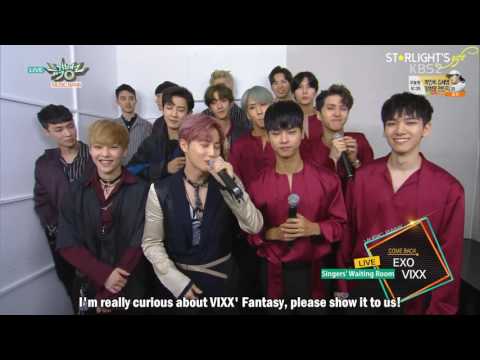 [ENGSUB] 20160819 Music Bank - Waiting Room Interview - VIXX & EXO