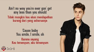 U Smile - Justin Bieber (Lirik Lagu Terjemahan)