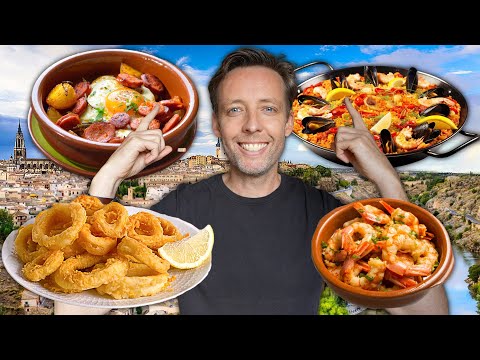BEST Food in ALL of Spain (Tapas, Paella, Churros, Seafood & More)