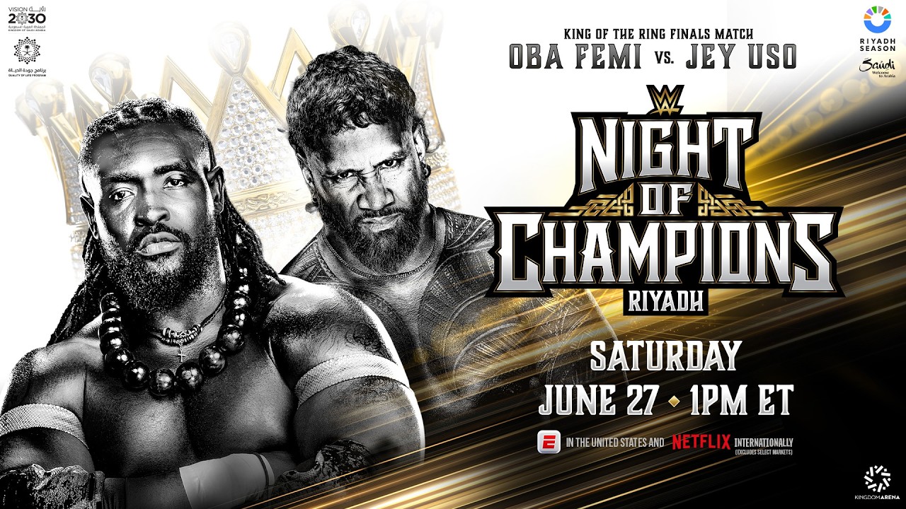 Oba Femi vs. Jey Uso | King of the Ring Final: Night of Champions 2026 Hype Package