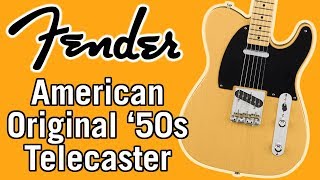Video thumbnail for Fender American Original '50s Telecaster Full Demo by Alamo Music Center