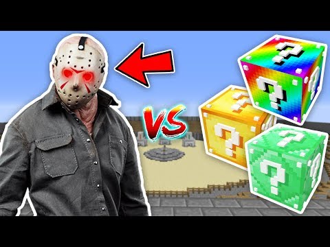 KORKUNÇ KATİL JASON VS ŞANS BLOKLARI - Minecraft