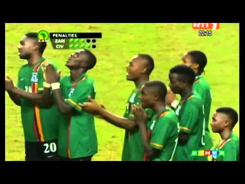 Orange Africa Cup Of Nations 2012 - Zambia vs Ivory Coast Penalty-Shootout 8-7
