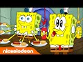 SpongeBob Cooking Krabby Patties for 20 Minutes 🍔 | Nickelodeon Cartoon Universe