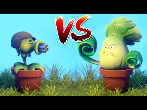 GUISANTRALLADORA VS BONK CHOY | Plants Vs Zombies: Garden Warfare 2