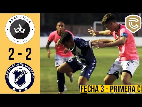 Real Pilar 2-2 San Martín De Burzaco / Goles / Primera C