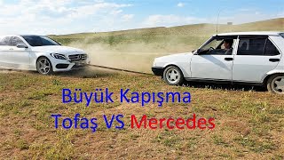 !BÜYÜK KAPIŞMA!  Tofaş Ve Mercedesi Kapıştı