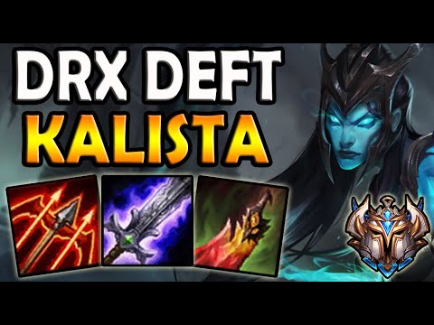 Deft KALISTA vs EZREAL ADC - Lol Ranked Korea ✔️