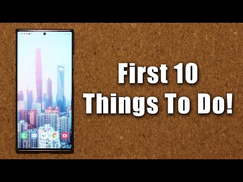 Samsung GALAXY S23 ULTRA - First 10 Things To Do!