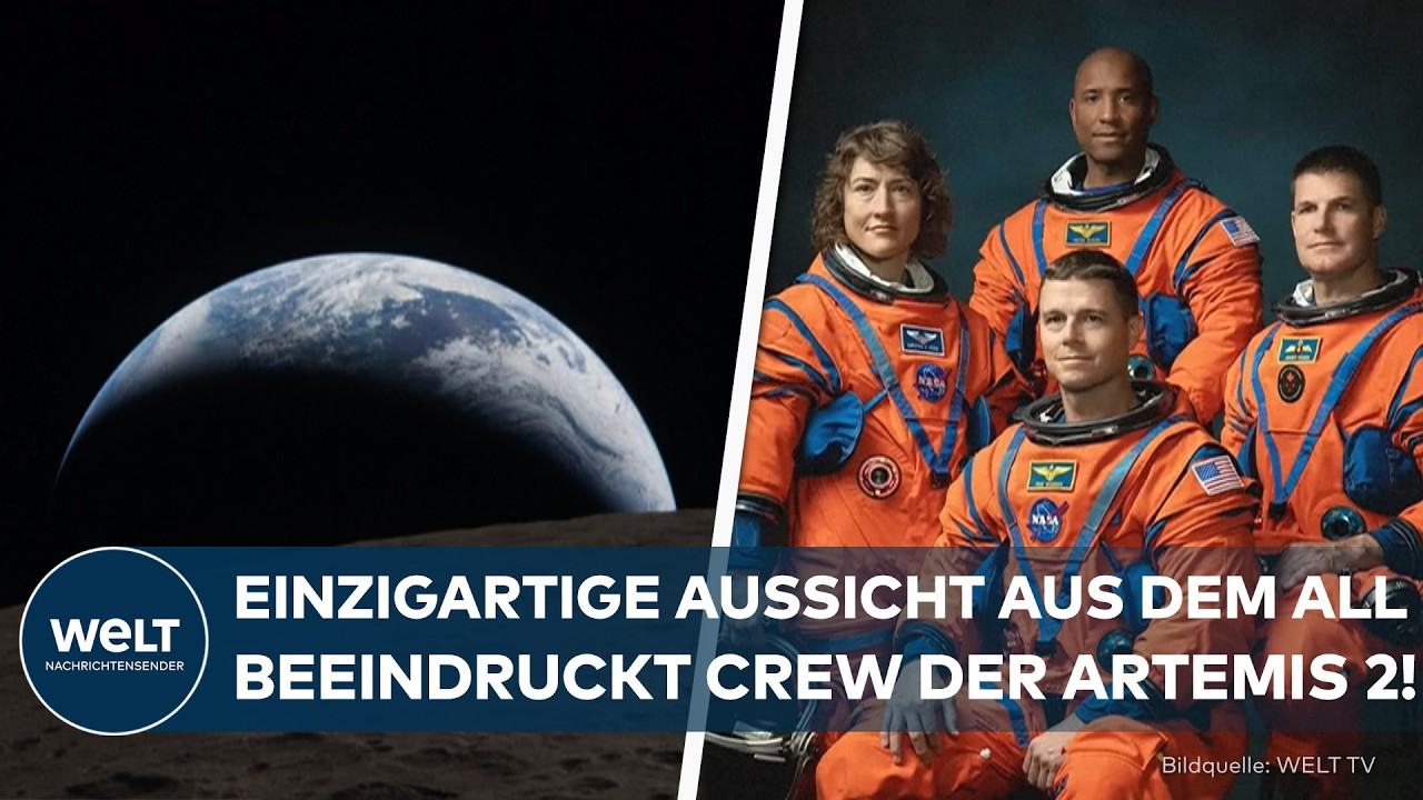 RÜCKKEHR ZUR ERDE: Mondumrundung abgeschlossen – Einzigartige Aussicht aus dem All beeindruckt Crew!