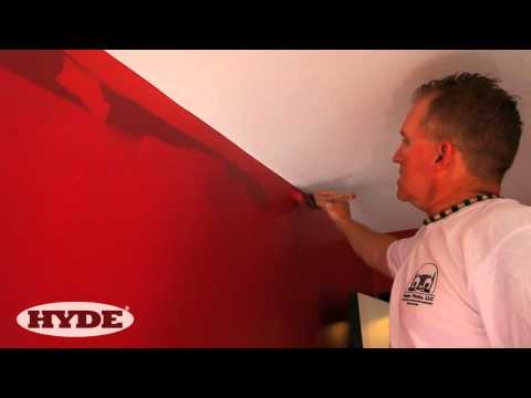 How to paint next to a ceiling and get clean edges