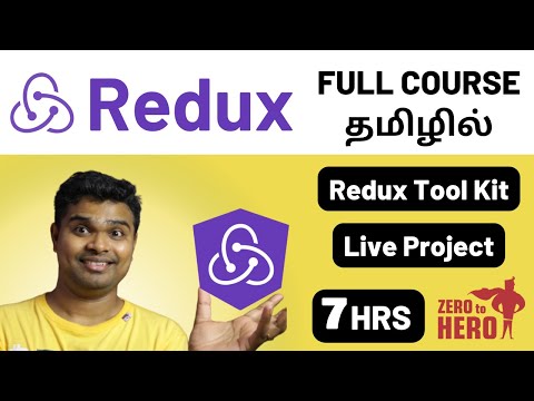 Redux, Redux Toolkit Tutorial for Beginners in Tamil 2025 | Full Course | Basic to Advanced concepts