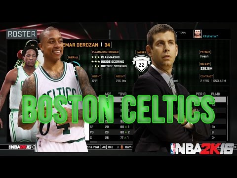 NBA 2K16 MyLeague - Rebuilding The Boston Celtics
