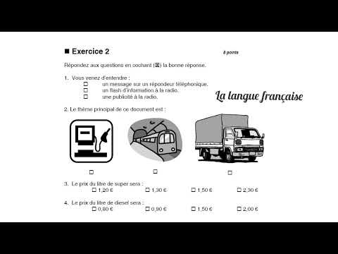 DELF A2 LISTENING TEST - 1