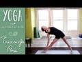 Triangle Pose Trikonasana Foundations Of Yoga