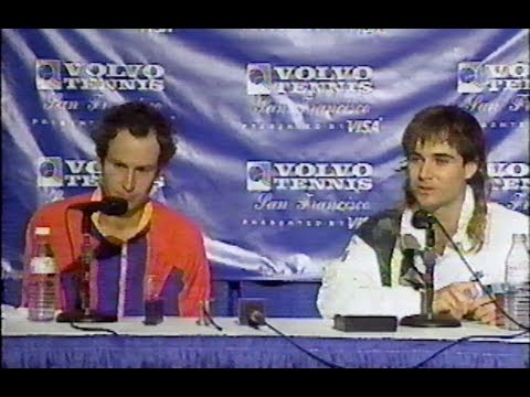 Agassi McEnroe doubles highlights San Francisco 1991