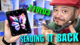 Galaxy Z Fold3 in 2022: Happily Sending it Back...