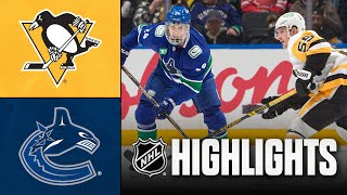 [검증마트]1월26일 피츠버그 벤쿠버 NHL 하이라이트