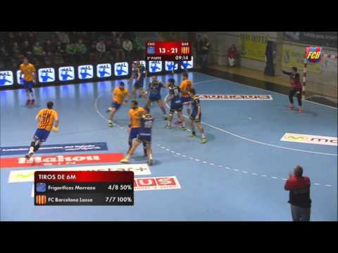 [HIGHLIGHTS] HANDBALL (Asobal): Frigoríficos Morrazo-FC Barcelona Lassa (22-34)