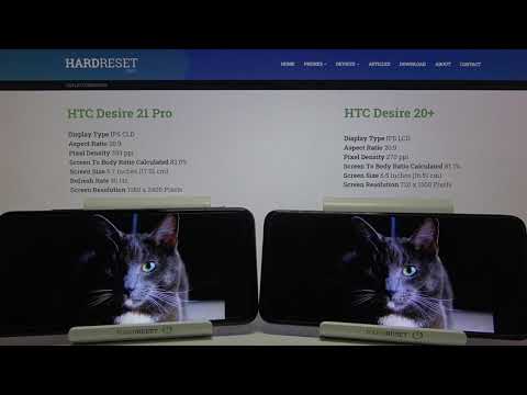 Display Comparison of HTC Desire 21+ vs HTC Desire 21 Pro – Compare Screen Abilities