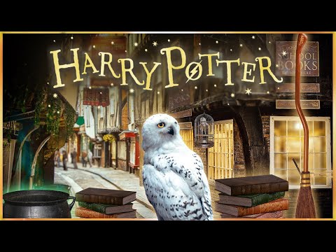 Welcome to Diagon Alley 🔮 [ASMR] Harry Potter & Philosopher's Stone Ambience ✨Walkthrough Shops 📚⚗️🧙