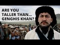 How Tall Was GENGHIS KHAN irl? #Shorts