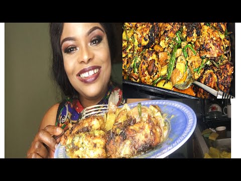 How To Make Creamy Garlic Butter Chicken and potatoes | Onyi Emy’s Kitchen