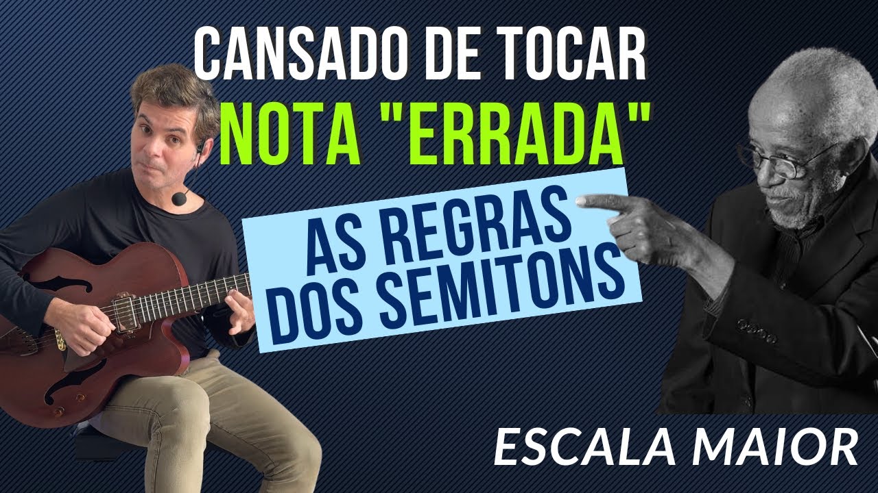 A Regra Dos Semitons - Escala Maior - Barry Harris.