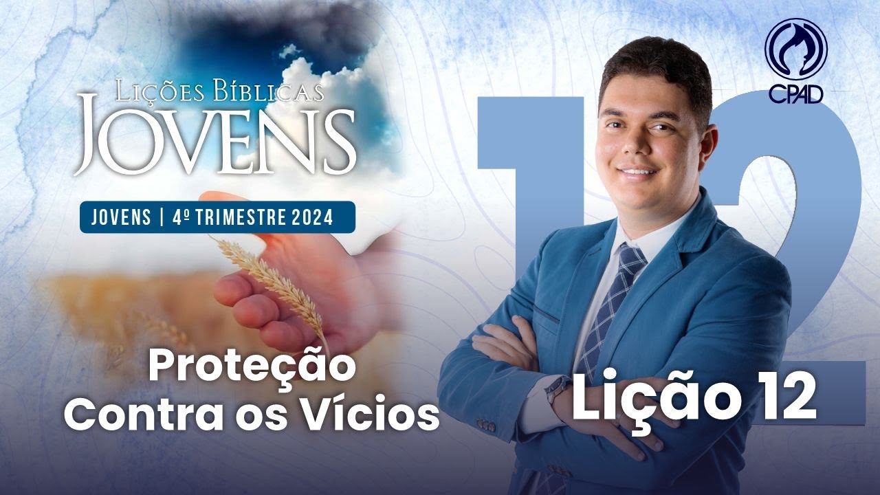 EBD Lição 12 jovens 4º Trimestre de 2024 Subsídios Escola Bíblica Dominical Murilo Alencar
