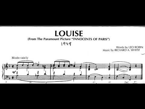 Maurice Chevalier performing Louise